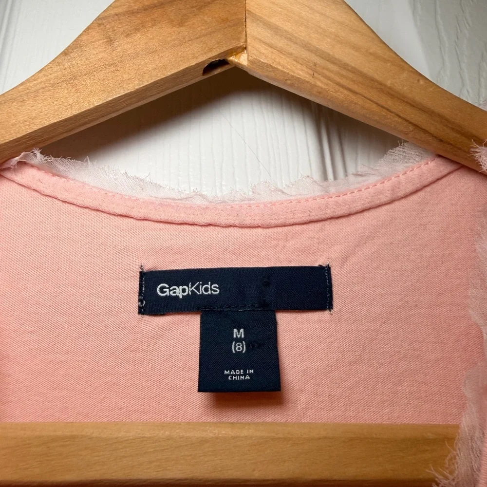 Gap Kids Peach Colored Sequin Dress Size 8 Y2K Sleeveless Party 2000s EUC Summer